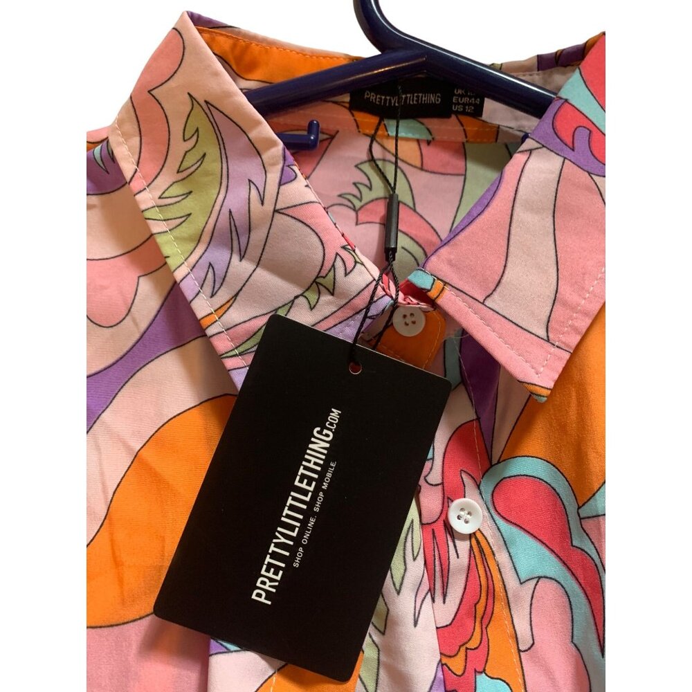 NWT Woman’s tie Blouse. Boho, size 12  UK 16  EUR 4.4 pretty little things